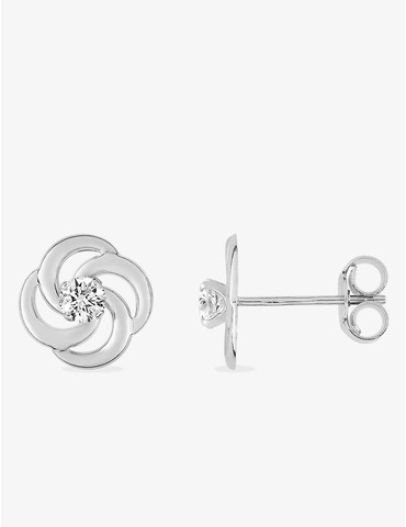 Boucles d'oreilles fleur en...