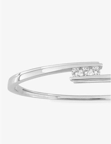 Jonc ouvrant en argent 925...