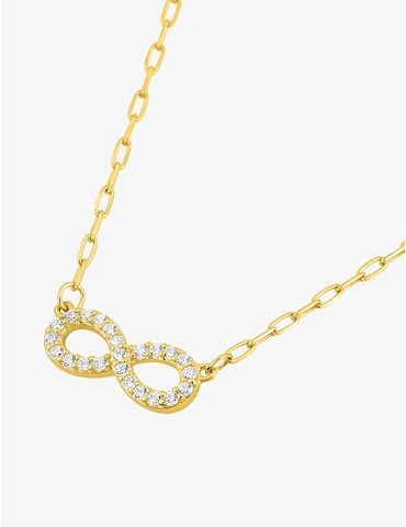 Collier Infini en or jaune...