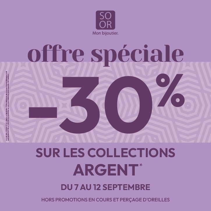 -30% Bijoux Argent