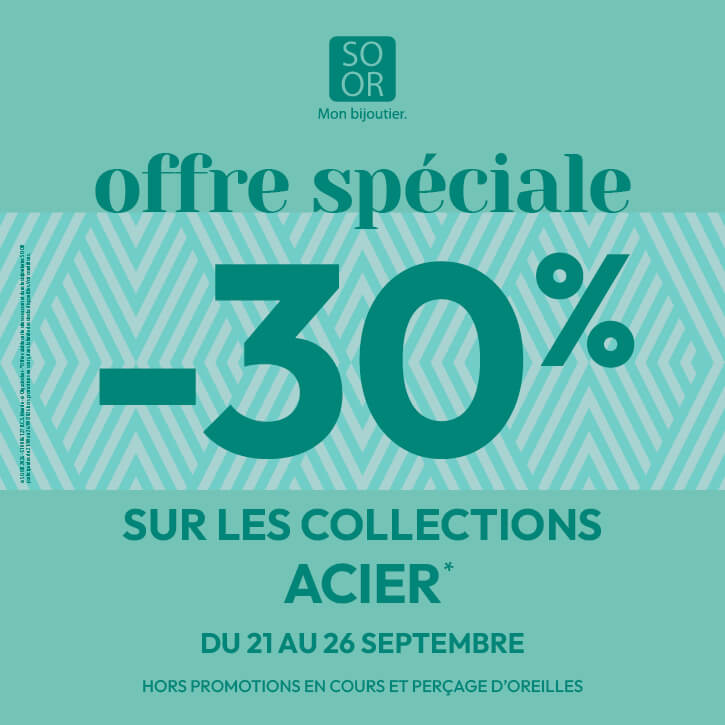 -30% Bijoux Acier